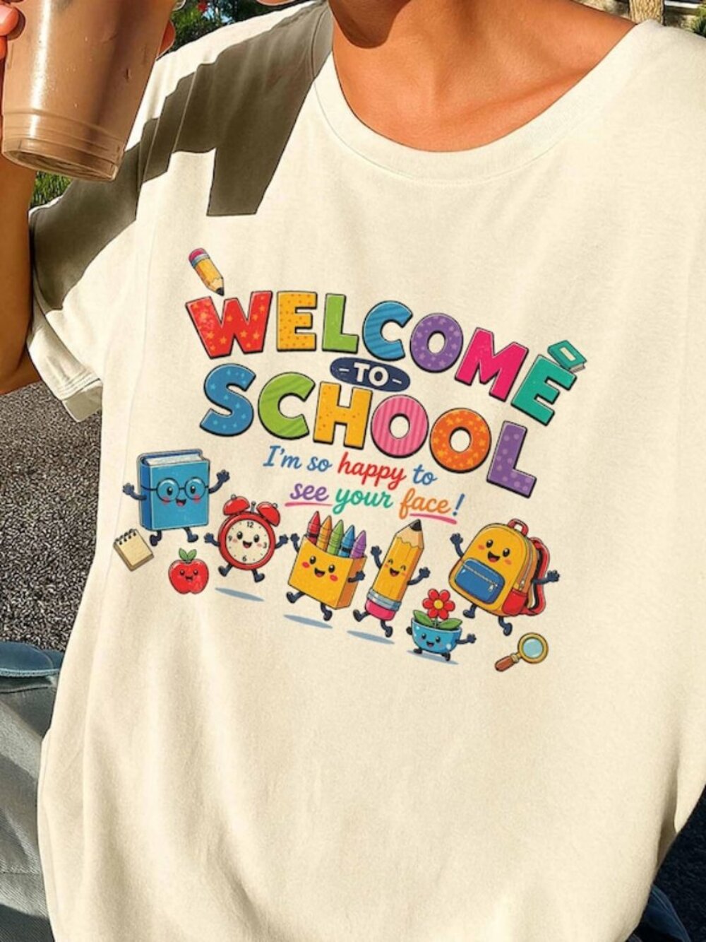 Back to School Shirt, Welcome to School Teacher Tee
